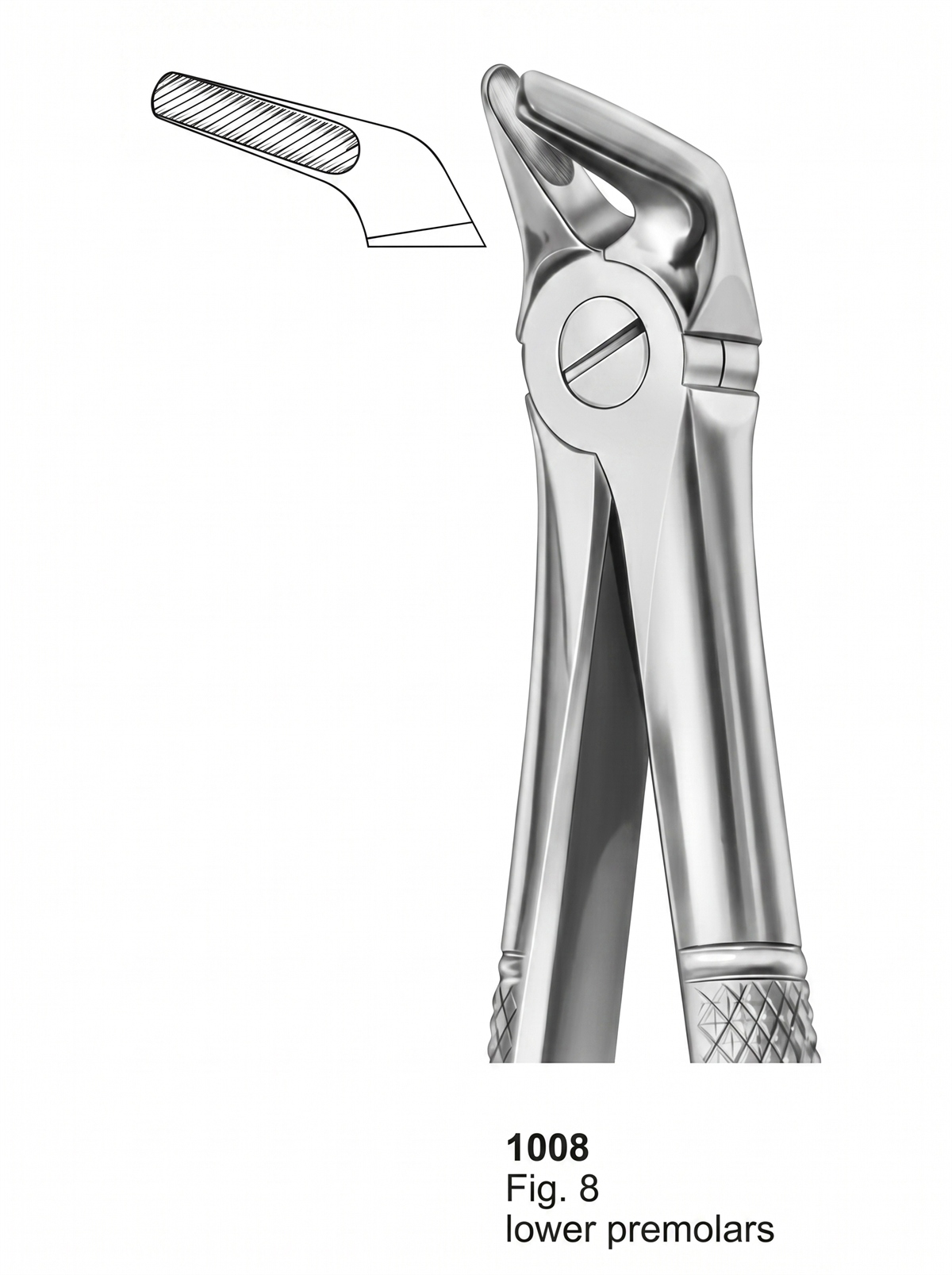 Extracting forceps English Pattern