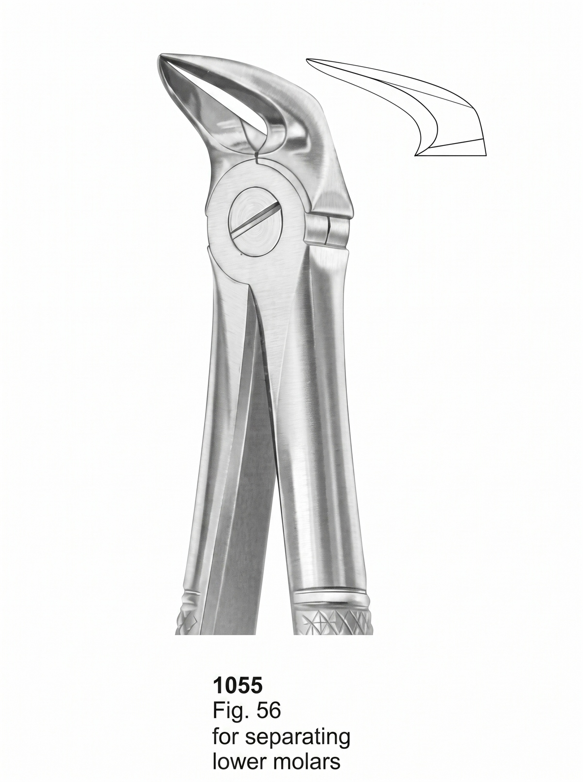 1055 Extracting forceps English Pattern