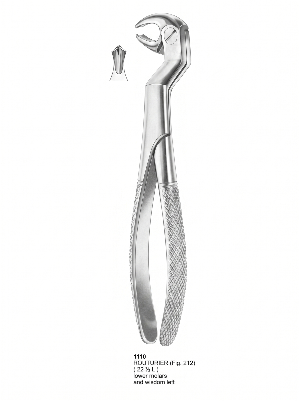 1110 Wisdom Extracting Forceps
