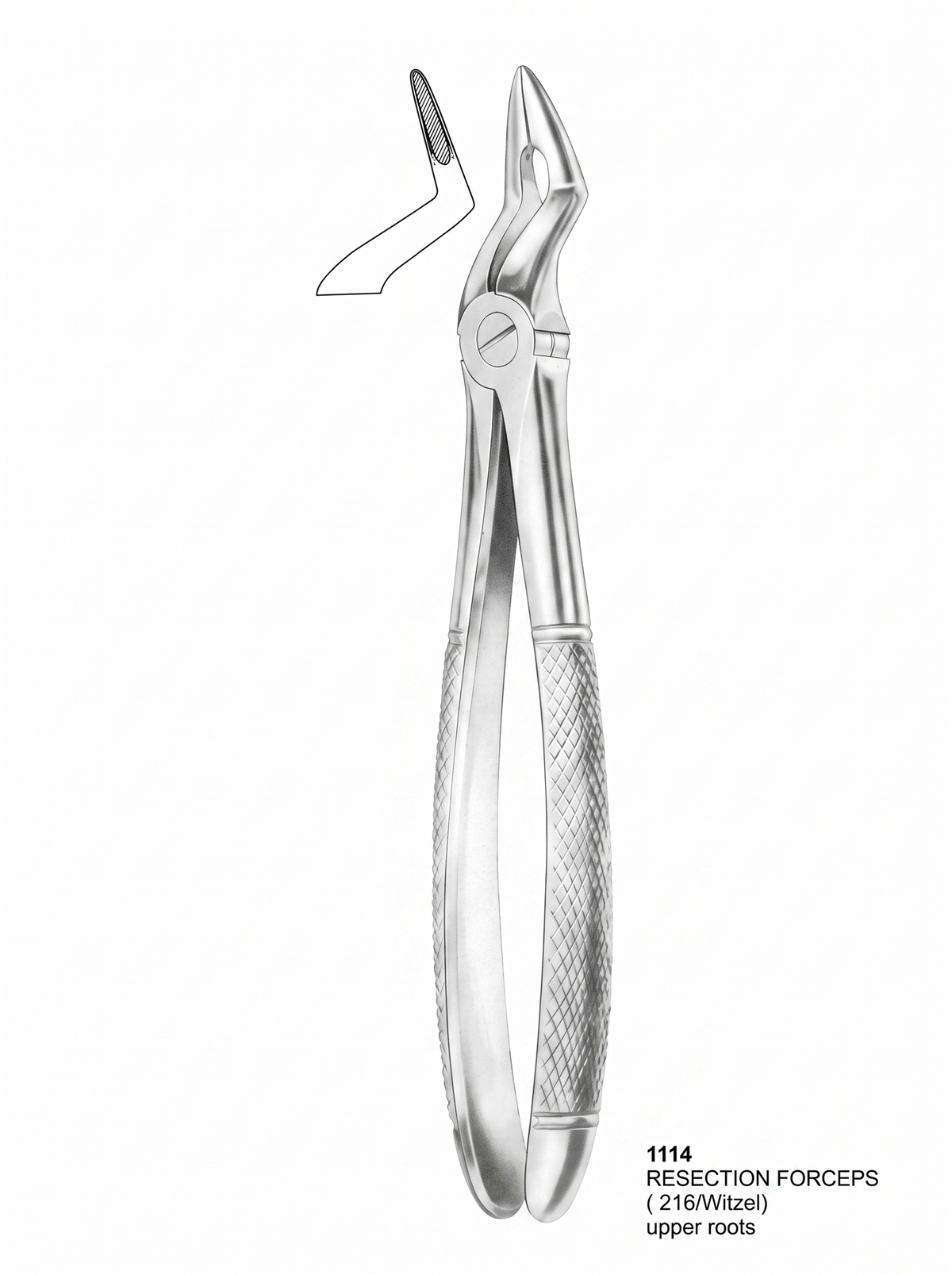 1114 Wisdom Extracting Forceps