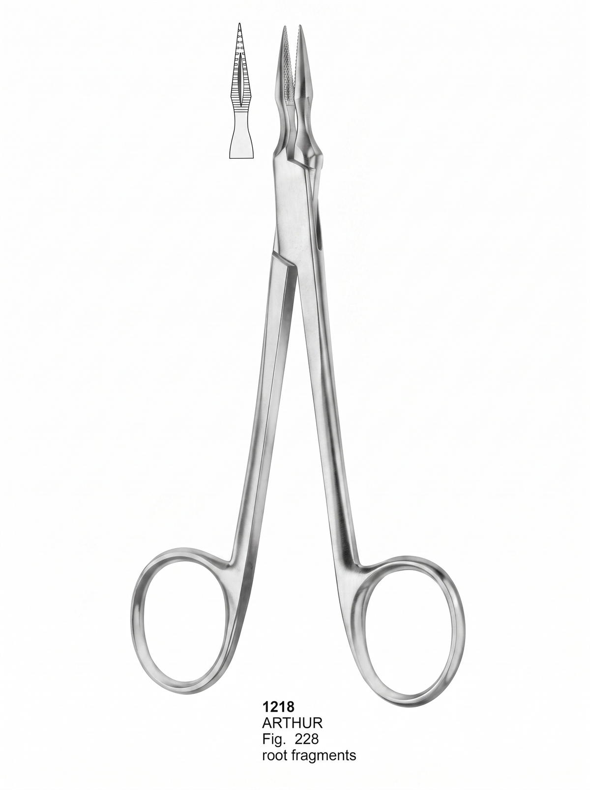 1218 Root Splinter Forceps