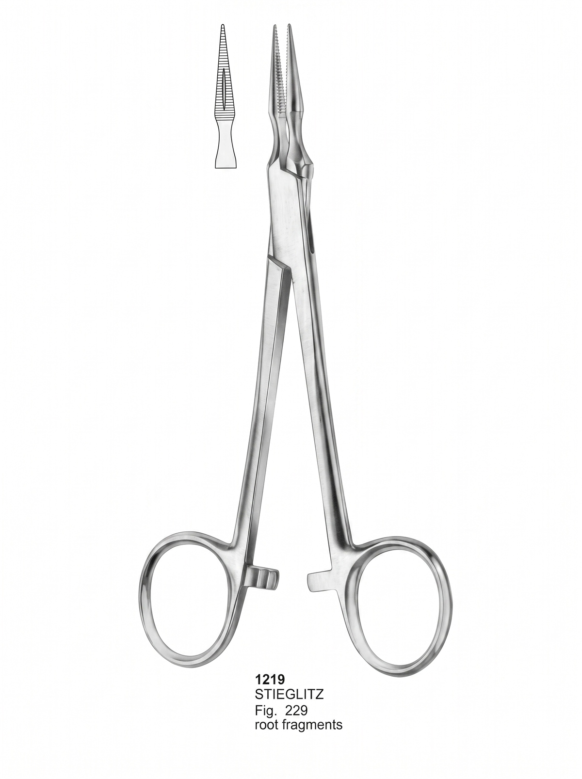 1219 Root Splinter Forceps