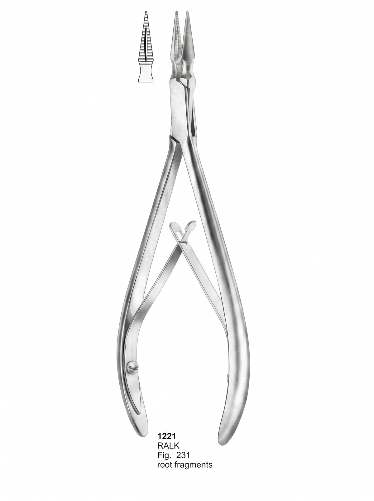 1221 Root Splinter Forceps