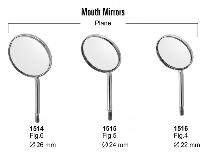 Handles Mouth Mirrors
