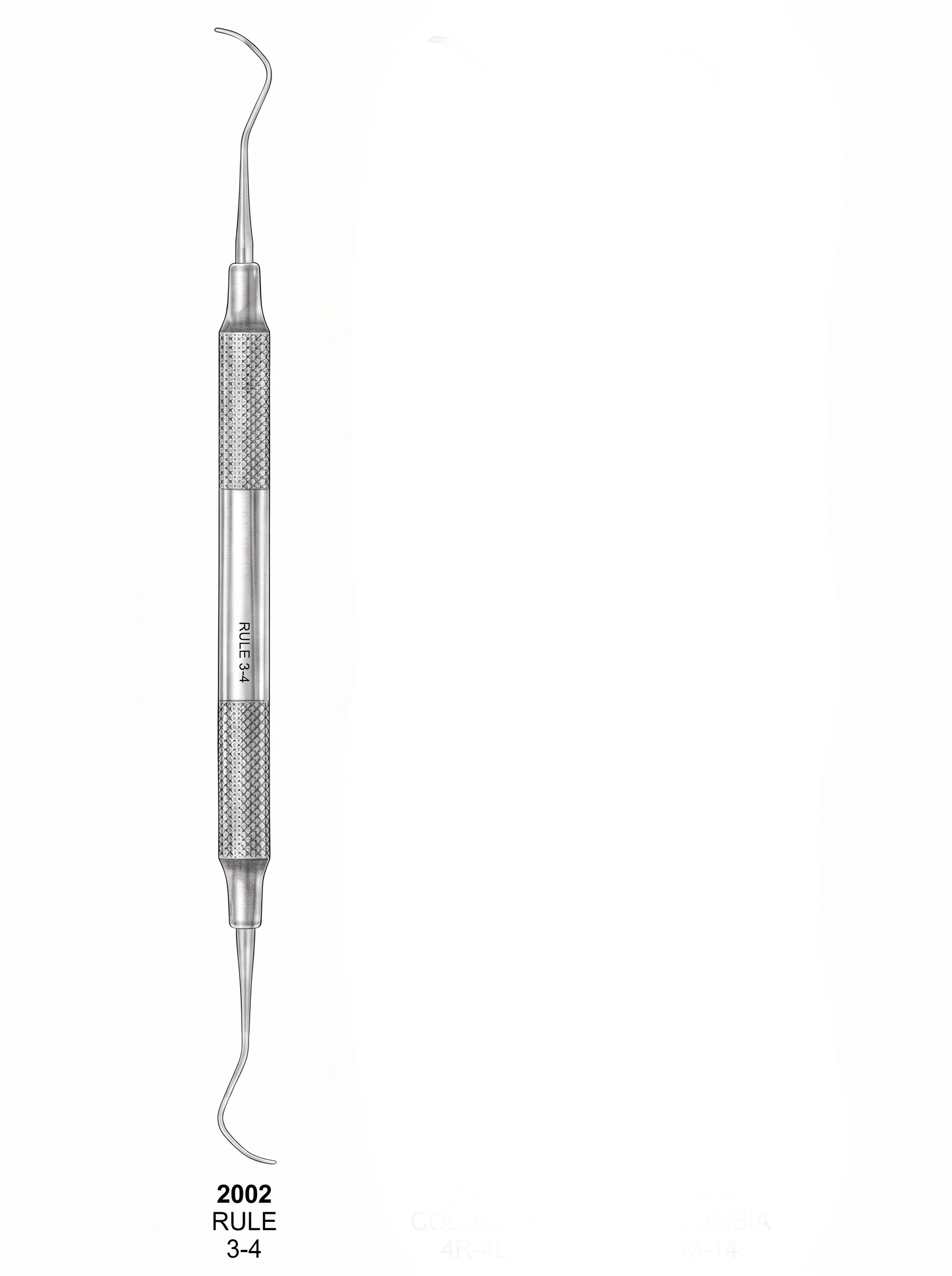 DEN-2002 Curettes 4 Handle