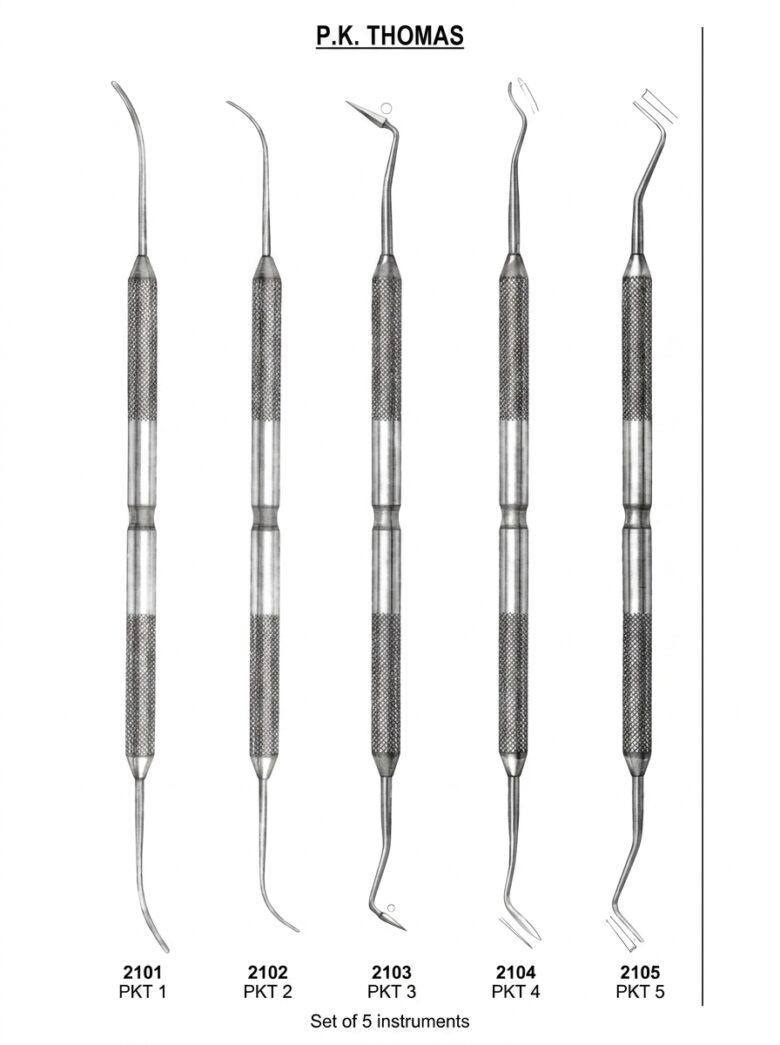 Instruments pour cire, porcelaine et ciment
