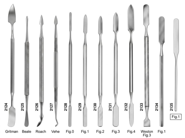 Wax Modeling Carvers Cement Spatulas