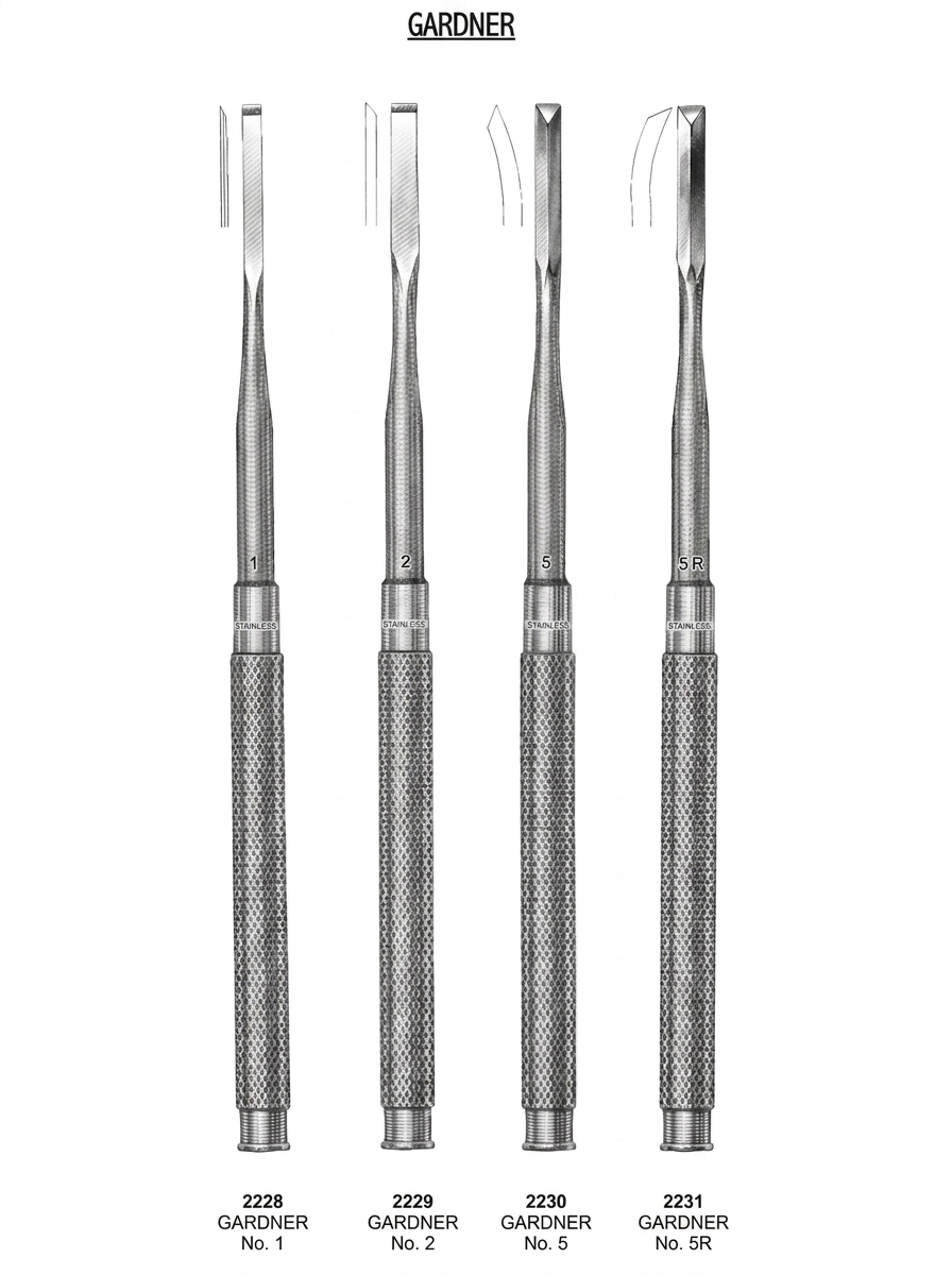 DEN-2228-2231 Bone Chisels