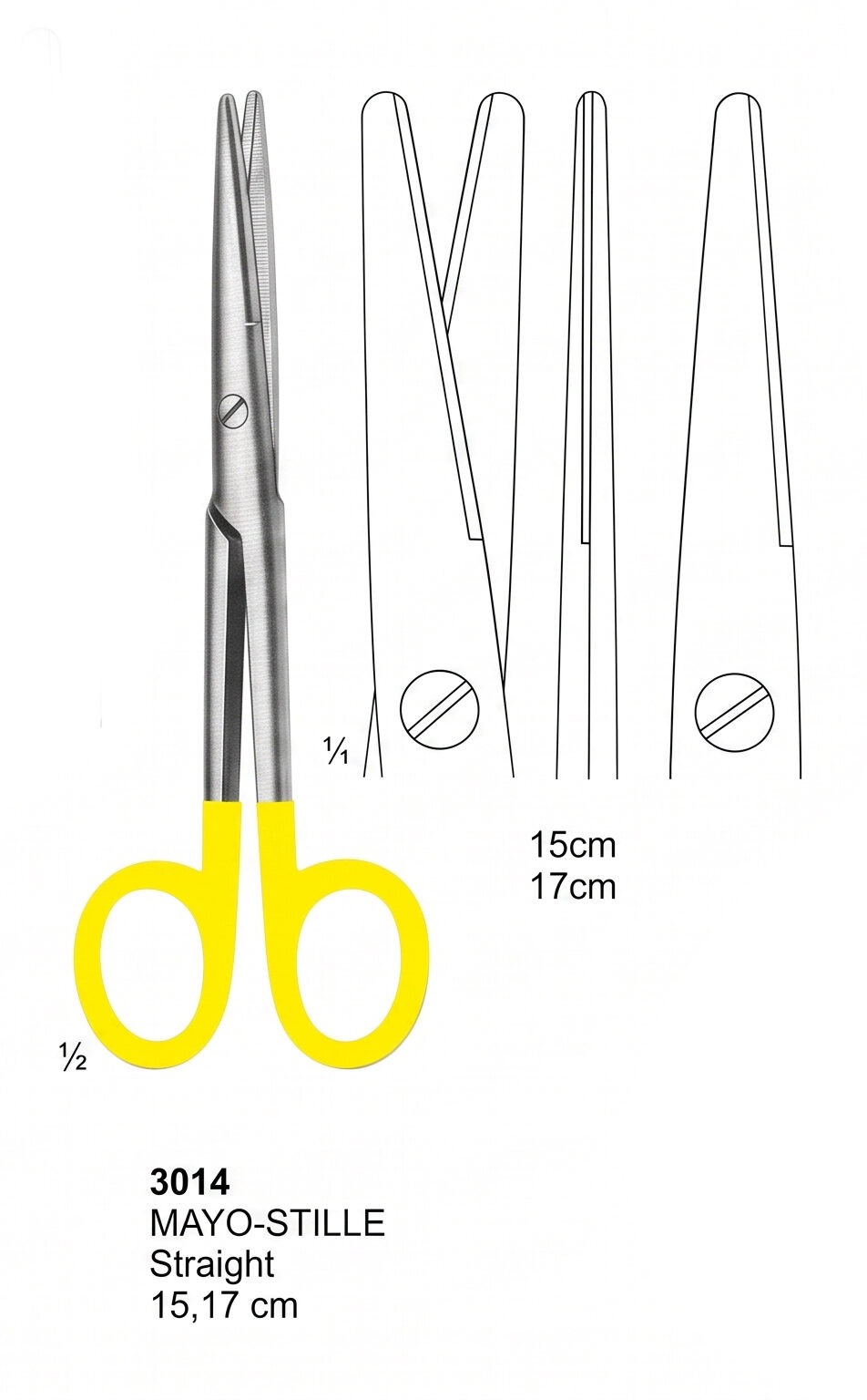 Scissors With Tungsten Carbide Inserts