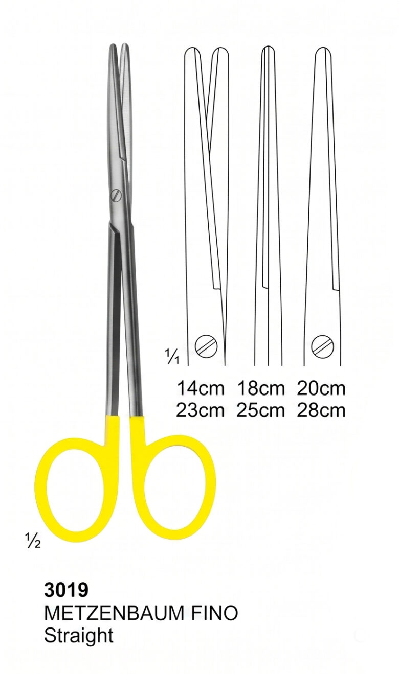 DEN-3019 Scissors With Tungsten Carbide Inserts