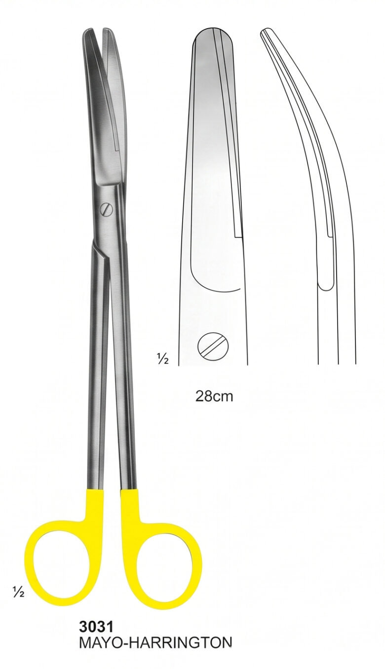 Scissors With Tungsten Carbide Inserts