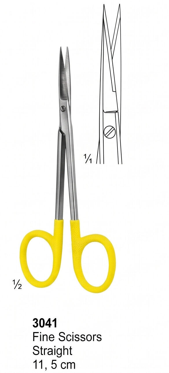 DEN-3041 Scissors With Tungsten Carbide Inserts