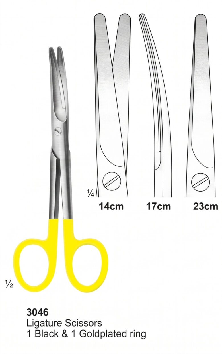 Scissors Dissecting forceps With Tungsten Carbide Ins