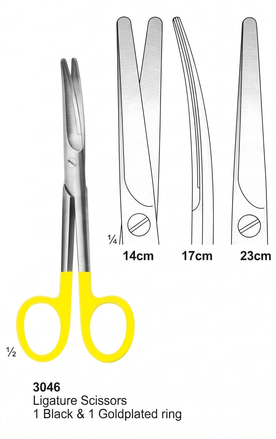 Scissors Dissecting forceps With Tungsten Carbide Ins