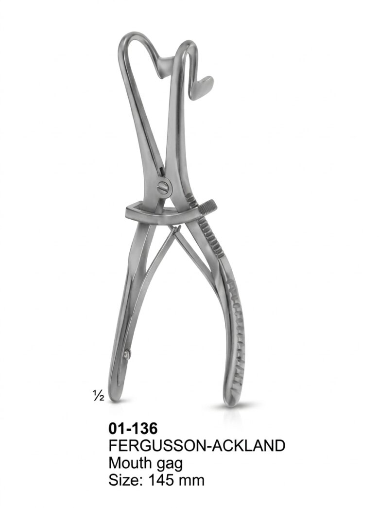 01-136 FERGUSSON ACKLAND Instruments for Anaesthesia and Tongue Forceps