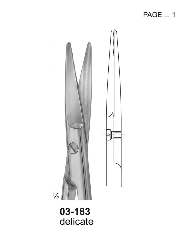 03-183 delicate Dissecting Scissors