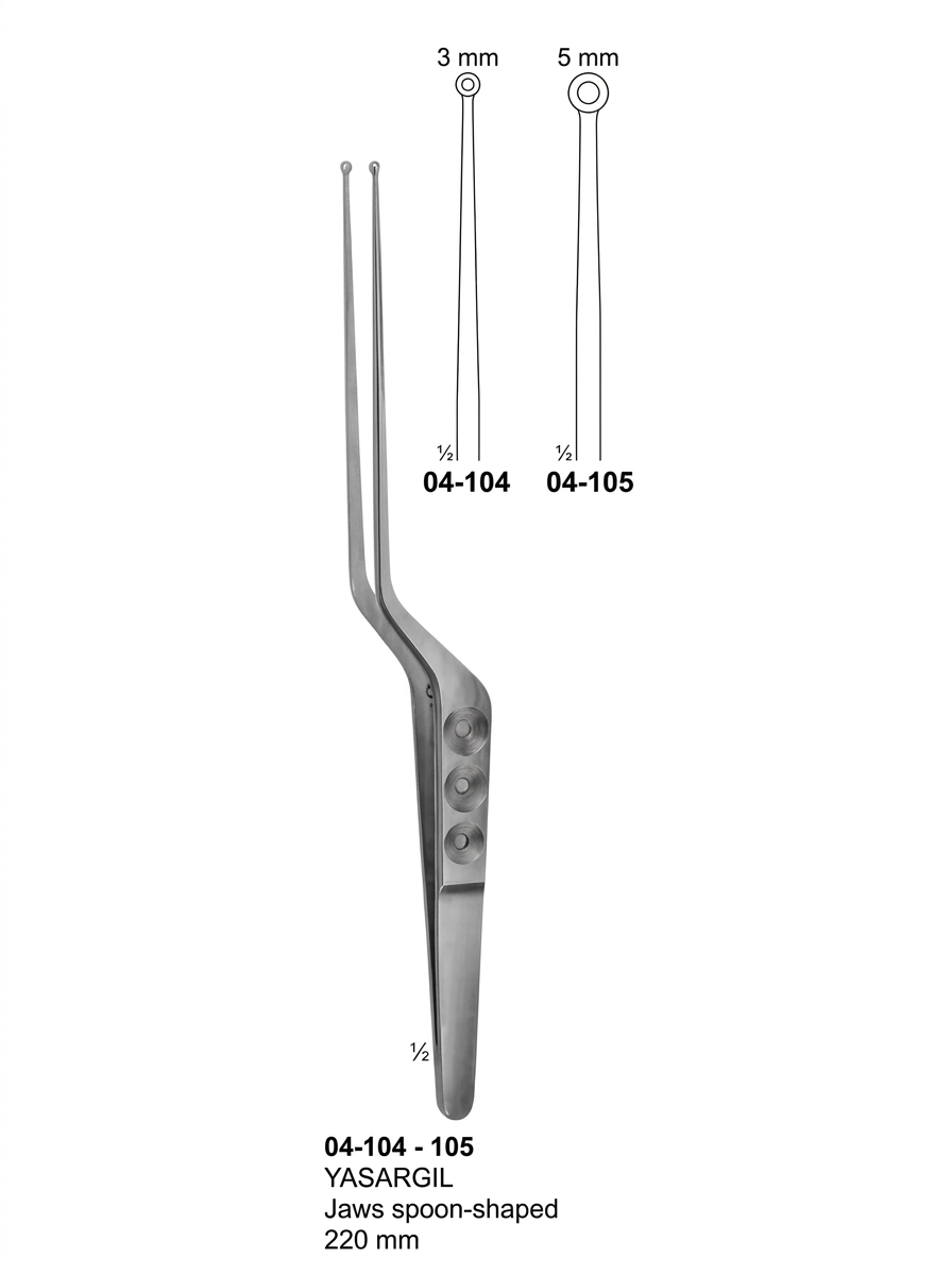 YASARGIL Forceps for grasping tissue tumors etc