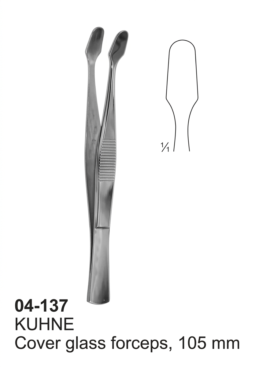 04-137 KUHNE Delicate Dissecting Microscopic Sterilizing Forceps