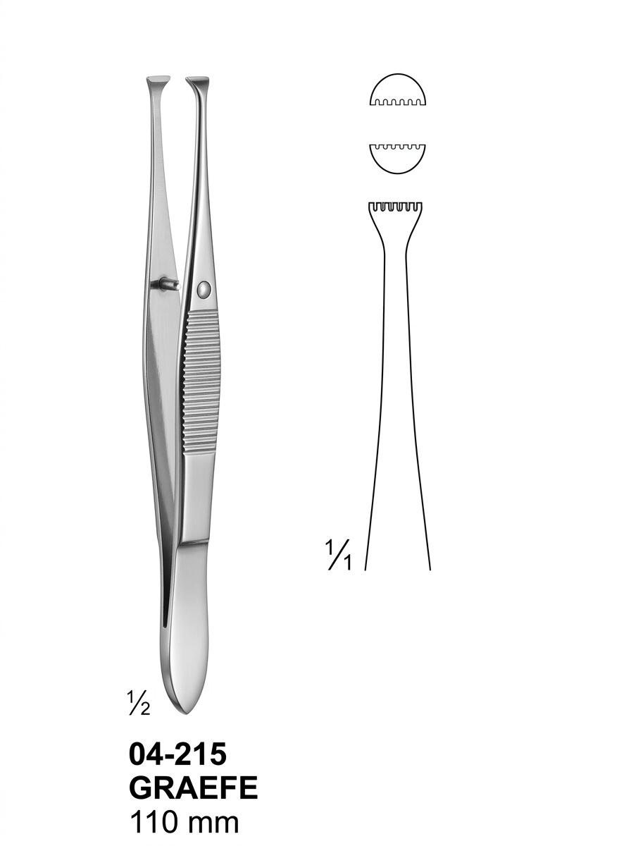GRAEFE Tissue Forceps