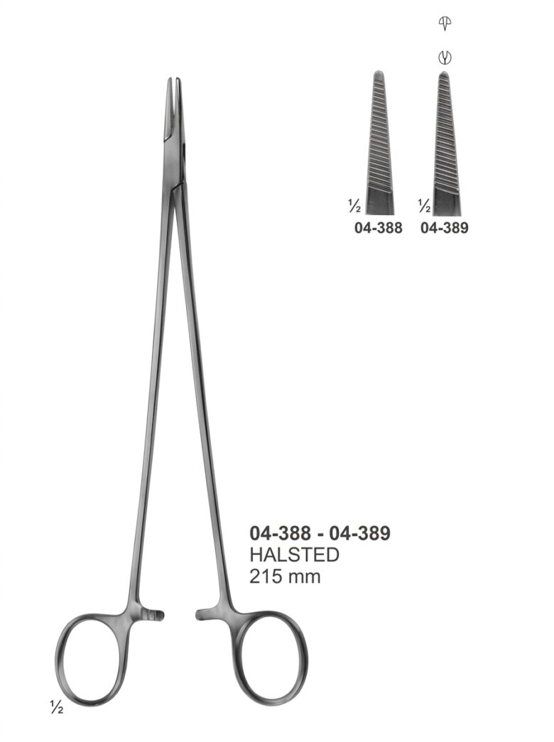 04-388-04-389 HALSTED Delicate Haemostatic Forceps