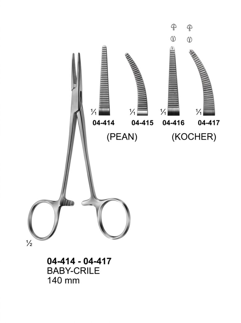 04-414-04-417 BABY CRILE Delicate Haemostatic Forceps