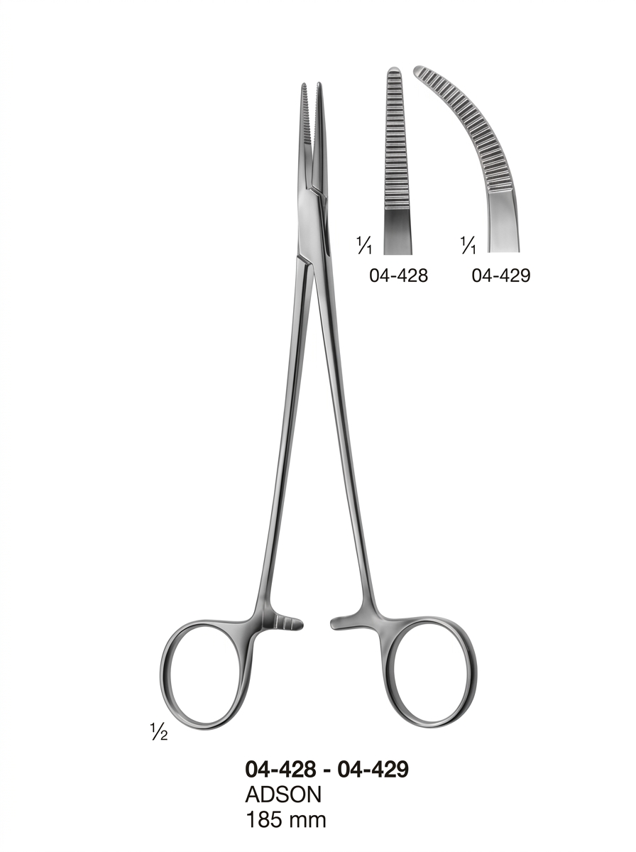 04-428-04-429 ADSON Delicate Haemostatic Forceps
