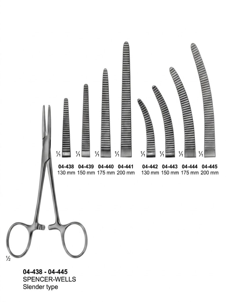 04-438-04-445 SPENCER WELLS Haemostatic Forceps