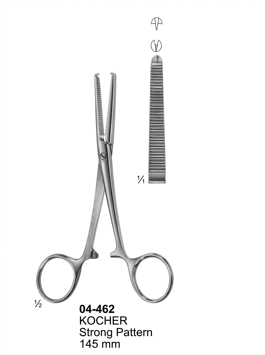 04-462 KOCHER Haemostatic Forceps