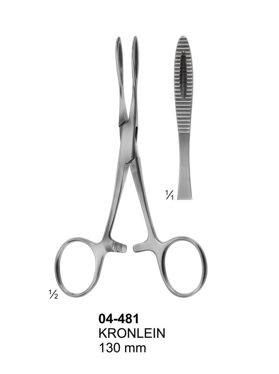 04-481 KRONLEIN Haemostatic Forceps