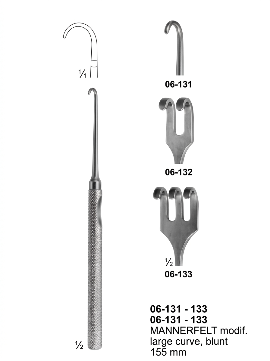 06-13-1-133 06 131 133 Retractors With treangle handle