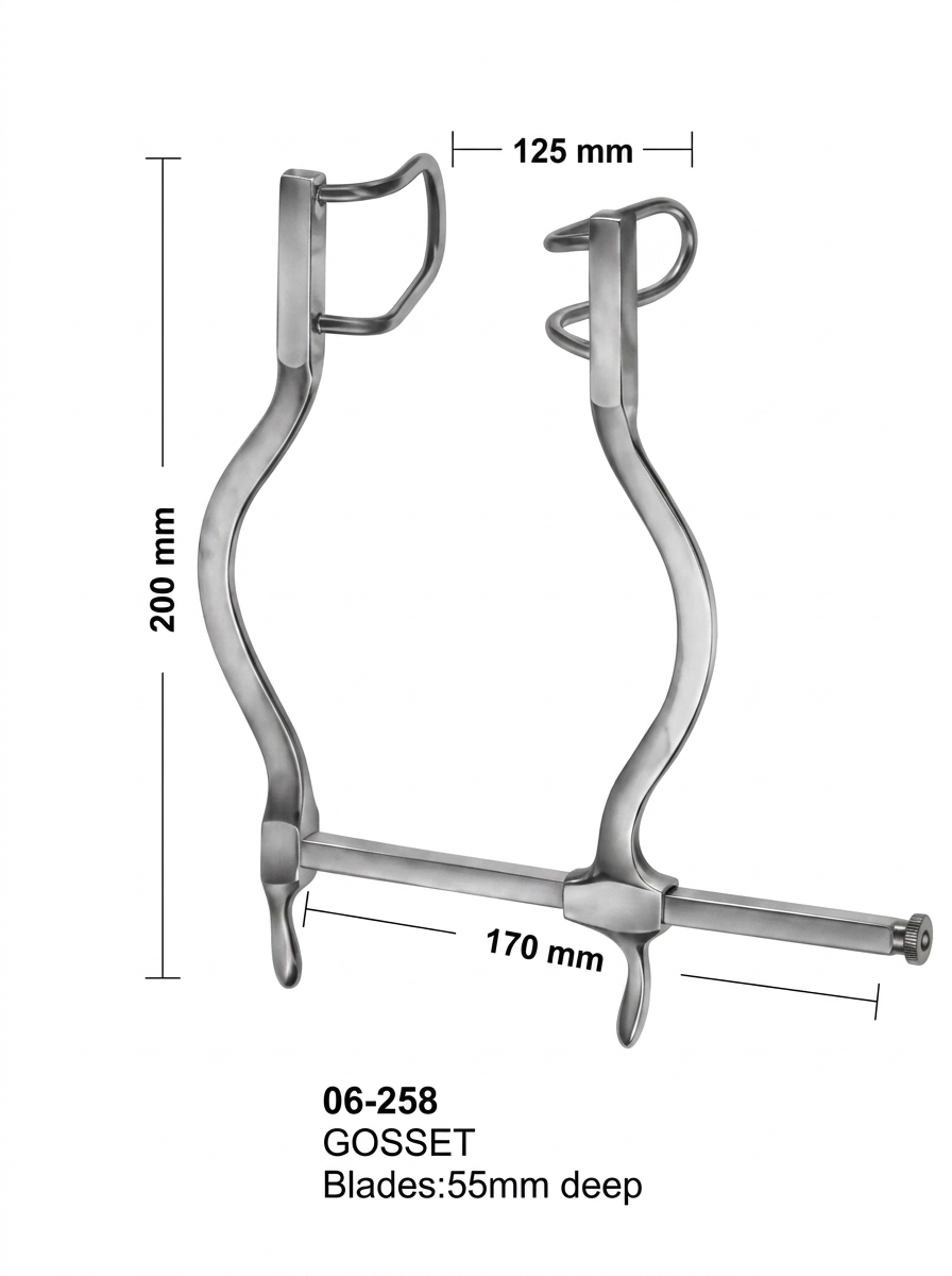 06-258 GOSSET Abdominal Retractors