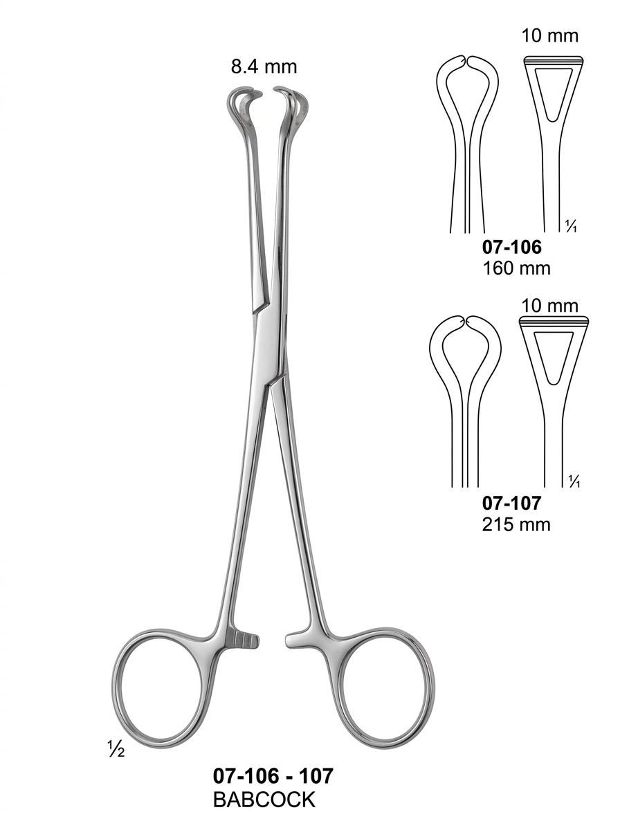 BABCOCK Organ Tissue and Intestinal Grasping Forceps