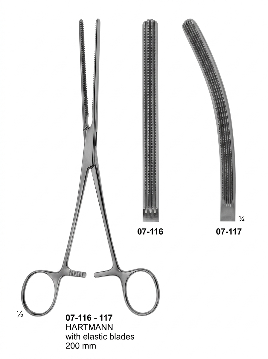 07-11-6-117 07 116 117 HARTMANN Intestinal Clamps soft elastic