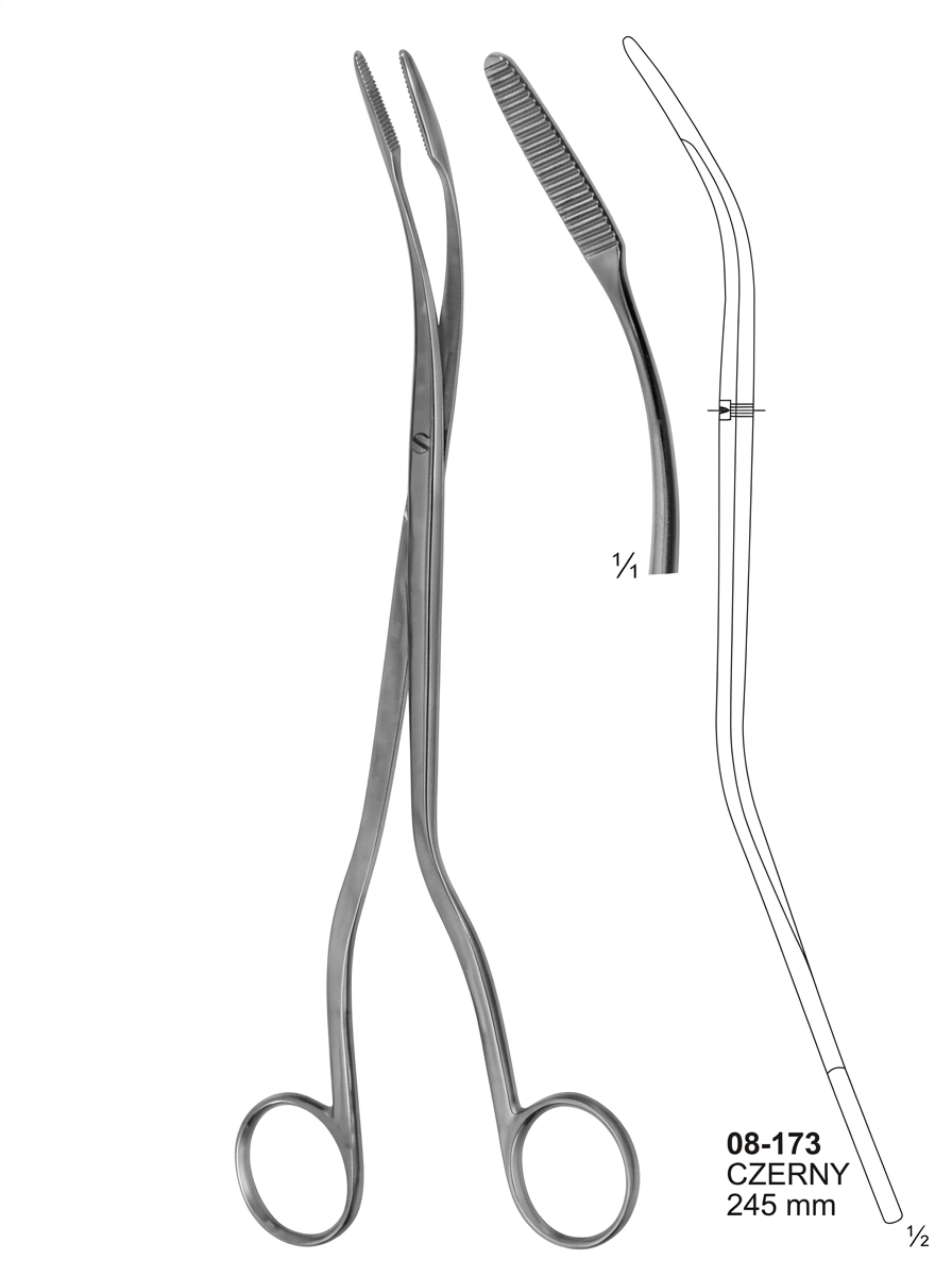 08-173 CZERNY Gall Stone Forceps