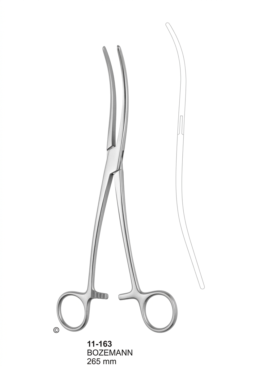 BOZEMANN Uterine Dressing Forceps