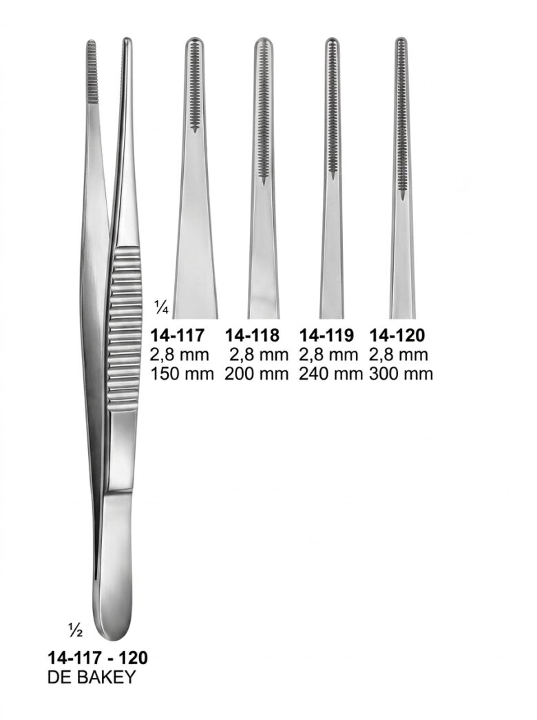 DE BAKEY ATRAUMATA Forceps