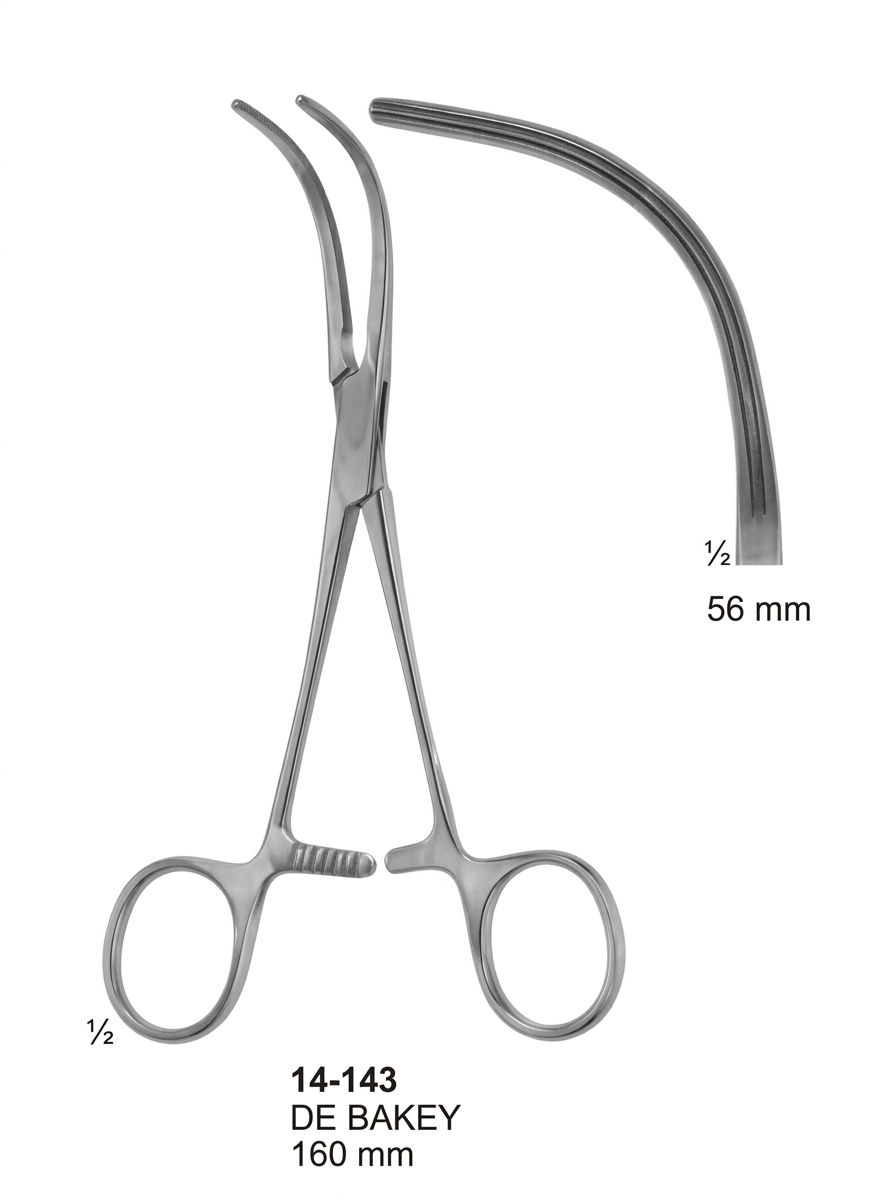 14-143 DE BAKEY ATRAUMATA Coarctation Clamps