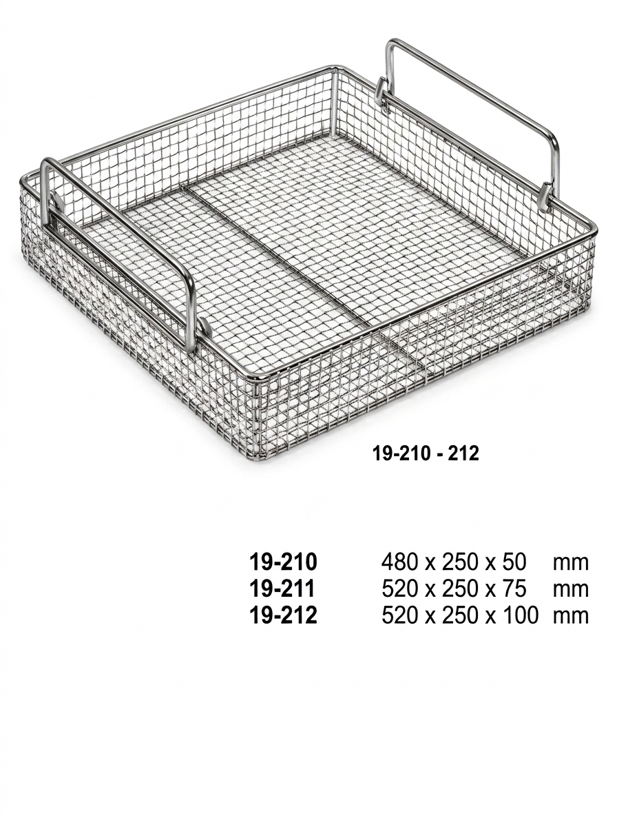 19-21-0-212 19 210 212 Sterilizing Baskets I Trays