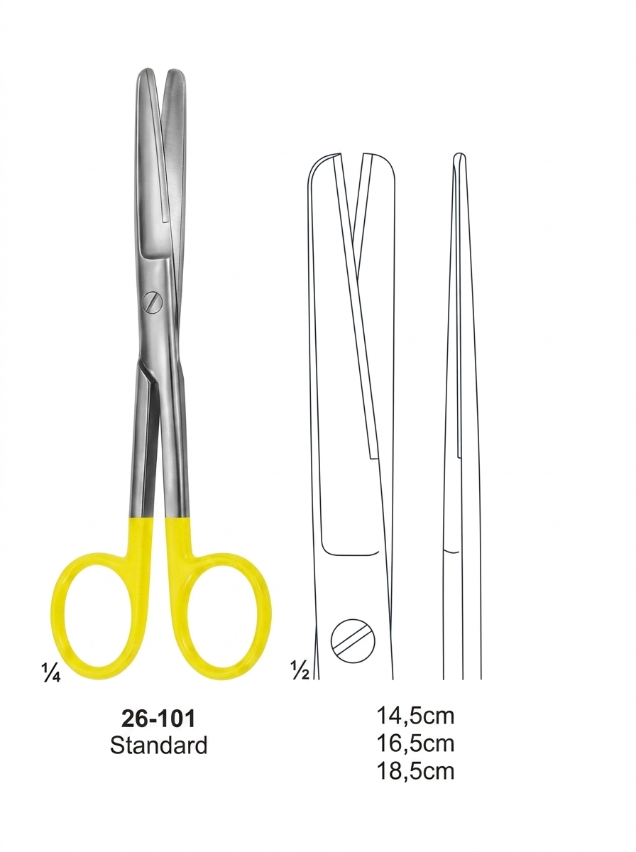 26-101 Scissors with Tungsten Carbide Inserts
